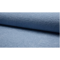 Divpusējs kokvilnas dvieļu audums Dusty Blue - Zils, 1Mtr 150cmx100cm