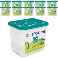 KNIGHT 10 x 1000ml iekštelpu gaisa mitrinātājs absorbē 1L mitruma novērš pelējumu un sēnīti no mitruma mājās, virtuvē, skapī, guļamistabā, dzīvojamā vagonā, birojā