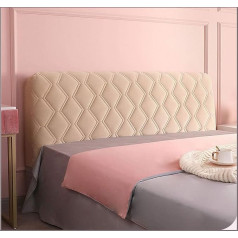 ‎Zjs ZJS Double Headboard Cover Double Bed Cover Augstas kvalitātes elastīga headboard Cover Velvet Anti-Collision Pillow Pillow Champagne 75