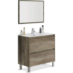 Arkitmobel Dakota – Bathroom Cabinet, 80 x 80 x 45 cm, Nordik Colour
