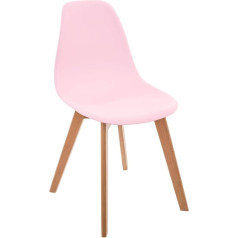 Atmosphera Createur D'interieur Atmosphera Scandinave bērnu krēsls rozā krāsā