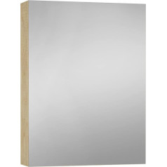 Baikal Camerino, Melamine Wood Glass, Natural, 60 cm