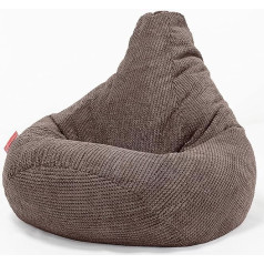 Lounge Pug , Spēļu Bean Bag krēsls Pom-Pom Chocolate