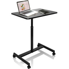 Hjh Office VM-SU 802111 Klēpjdatora statīvs 70 x 48 cm melns Regulējams augstums līdz 114 cm