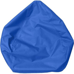 Feelshopmss ROYAL BLUE 75 x 95 CM ūdensnecaurlaidīgs bērnu un pieaugušo pupiņu maisiņš BEANBAG BEAN