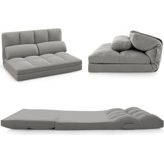 Relax4Life Sulankstoma grindų sofa, 