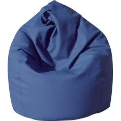 Fashion Home 13 Home Mākslīgās ādas bean bag krēslsMēri:70 x 110 cm. 70 x 110 cm zils