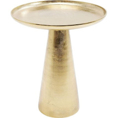 Kare Dizaina sānu galdiņa paplāte Uno Brass Diametrs 45 cm 52,5 x 45 x 45 x 45 x 45 cm Zelts