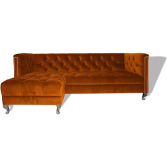 Jvmoebel Chesterfield Sofa Upholstery Designer Couchen Sofa Set Couch SLIII Sofa No. 13