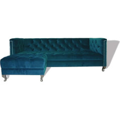 Jvmoebel Chesterfield Sofa Upholstery Designer Couchen Sofa Set Couch SLIII Sofa No. 9