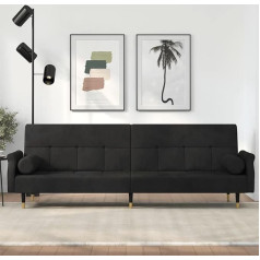 Chusui Sofa bed, couch, sofa bed, living room sofa, living room sofa, guest room, with black velvet cushion