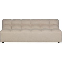 Woood Pepper 2-vietīgs dīvāns Sand - Divvietīgs dīvāns no melanžēta auduma Sofa Lounge Sofa 79 x 200 x 92 cm