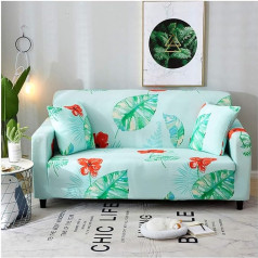 DaiHan Stretch Sofa Slipcover Poliesters Spandekss Audums aptver dīvānu mēbeļu aizsargu