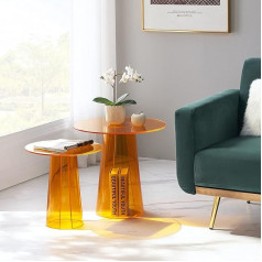 Acrylcase Маленькое пространство акриловый кафе стол цветной акрил мебель боковой стол 15 х 15 х 15 дюймов