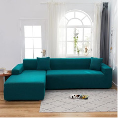 Zglcqsgy Dīvāna pārvalks 4 sēdvietas Stretch Spandekss Couch Cover Krēsls Cover Elastīgs neslīdošs Stretch Cover Mīksts auduma žakarda Stretch Sofa Cover Aizsargapvalks dīvāna turētājam (tumši zaļš)