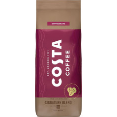 Costa coffee signature blend tumšās kafijas pupiņas 1kg