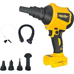 Mellif saspiestā gaisa putekļu sūcējs DeWalt 20V Max akumulatoram (bez akumulatora) ar 50000RPM bezsuku motoru, 3 ātrumi, LED gaisma, 7 daudzfunkcionāli piederumi datora tastatūrai, putekļu sūcējs,