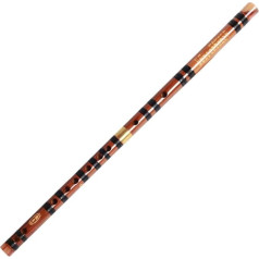 MILISTEN Koka flauta Autentiska ķīniešu koka bambusa flauta Tradicionālais ķīniešu mūzikas pūšamais instruments F taustiņš ar ķīniešu zīmi mūzikas mācību praksei