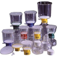 Nalgene 568-0020 MF75 sērijas laboratorijas filtrs, polistirols ar Supor MachV, 0,2 mikronu, 75 mm membrānas diametrs, 250 ml ietilpība (12 gab.)