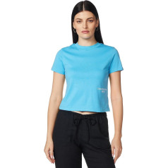 Calvin Klein NY Logo Baby Tee Blue Crush Größe: S Farbe: Blue