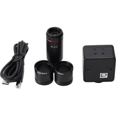 0 1X Elektronisches Okular Mit 30 & 30 5mm Adapter Industriekamera 5MP CMOS USB Mikroskop Unterstützung Für Win7/8/10 Objektiv