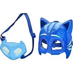 PJ Masks Unisex bērnu pūču masku komplekts, pirmsskolas vecuma bērnu kostīma rotaļlieta, izgaismota maska un pūču spārnu aksesuārs bērniem vecumā no 3 gadiem (1 gab.)