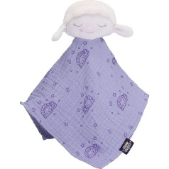 Sterntaler Baby Unisex Cuddle Blanket Snooze Sheep Cuddly Blanket Baby Muslīna Cuddly Blanket Lilac