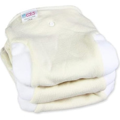 Petit Lulu SIO Basic AI2 Bamboo Cloth Nappy Insert Auduma autiņbiksītes All in Two Booster Ražots ES (3 gab.)