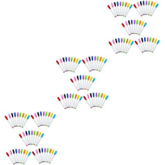 STOBOK 270 gab. iepakojums Noberziet marķieri ar otu, sausie noberžamie marķieri, sausie izdzēšamie marķieri, stikla marķieri, izdzēšamie plastmasas marķieri, bērnu smalkais marķieris, magnētiskais marķieris