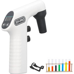 YOOTg Labor-Elektropropipetten-Controller, 0,1-100 Ml, Digitalanzeige, Automatische Pipette, Elektrische Pipettenfüllmaschine, Einstellbare Geschwindigkeit, Aufladung,BracketKit