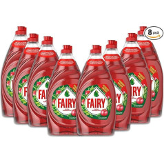 Fairy Ultra Concentrated Washing Up Liquid Pomegranate Pack of 8 (8 x 800 ml)