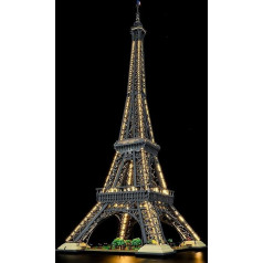 BRIKSMAX 10307 LED Light for Lego Eiffel Tower - Compatible with Lego Architecture Building Blocks Model - Without Lego Set