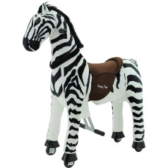 Sweety Toys 11384 Jājamzirdziņš Zebra uz riteņiem 4 līdz 9 gadiem