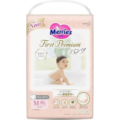 Merries First Premium PM autiņbiksītes 6-11kg 46 gab.