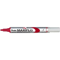 Pentel MWL5S Maxiflo marķieris tāfelei 20 gab., sarkans