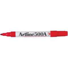 Artline 1,2 mm mazā apaļā plāksnīte, noapaļota, Rot (12 Stück)