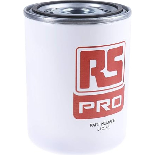 RS PRO hidrauliskais filtrs, 1-1/4 collas, 10 μm, 95 l/min, G1 1/4, līdz 12 bāriem, -32°C / +100°C