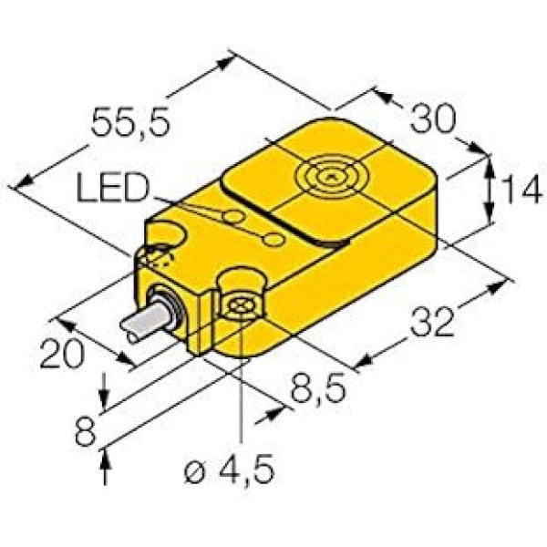 Turck Induktivitātes sensors BI10-Q14-ADZ32X2