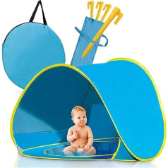 Homened Pop Up Baby Tent Portable Kids Shade Tent 50 SPF UV aizsardzība Saule Shade Canopy iekštelpu āra Āra