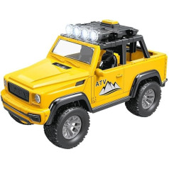 JINJIA 757T00598 SUV 4 x 4 gaismas, pilsētas varoņi 1:16 TACHAN rotaļlietas ar skaņu, krāsainas