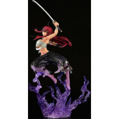 TIRDZNIECĪBAS LICENCE Orcatoys Fairly Tail Erza Scarlet Samurai Shikkoku Version 1/6 Statue (Neto)