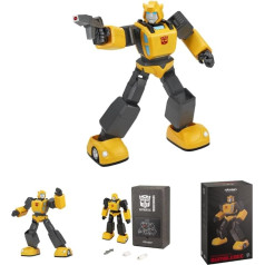 Robosen autentiska G1 Bumblebee Transformers figūriņa: Robots: interaktīvs, balss vadāms, programmējams robots ar adaptīvu kustību, LED gaismām un oriģinālām G1 skaņām.