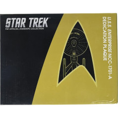 Eaglemoss Star Trek - die offizielle Raumschiffsammlung - Enterprise NCC-1701-A Widmungsplakette