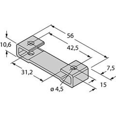 6901046 - M2-Q25L, montāžas palīgierīce induktīvajiem lineārajiem līnijsekotājiem Li-Q25L