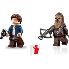 LEGO Star Wars minifigūriņu komplekts - Han Solo un Chewbacca ar ieročiem (20. gadadienas izdevums), 10 gab. komplektā