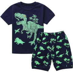 GUSUTZX Baby Sleepwear bikses toddler drukāt dinozauru zēni pidžamas bērniem komplekts apģērbs jaundzimušo bikses bērnu apģērbs apģērbs apģērbs