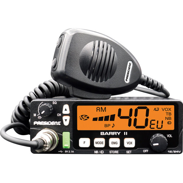 CB radio BARRY II ASC VOX 12/24V