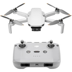 DJI Mini 4K, Drohne mit 4K UHD Kamera für Erwachsene, unter 249 g, 3-Achsen Gimbal Stabilisierung, 10 km Videoübertragung, autom. Rückkehr, Windwiderstand, 1 Akku für 31 min Flugzeit, C0, QuickShots