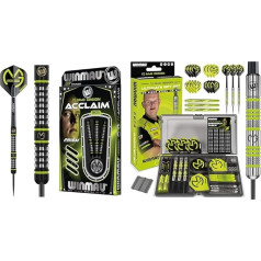 WINMAU MvG MvG Acclaim Tungsten Steel Tip 25g šautriņu komplekts ar lidojumiem un vārpstām