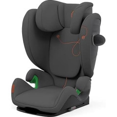 CYBEX Gold Детское автокресло G i-Fix, для автомобилей с ISOFIX и без ISOFIX, от 3 до 12 лет (100-150 см), от 15 до 50 кг, Lava Grey